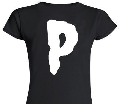 Custom Womens Soft Style 100% Cotton Black T-Shirt
