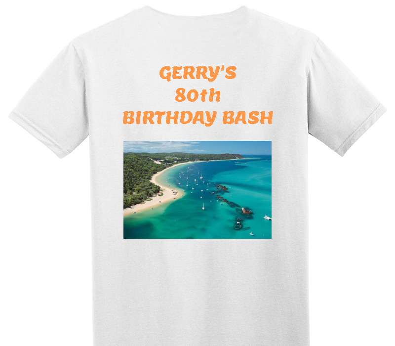 Custom Adult Soft Style 100% Cotton White T-Shirt
