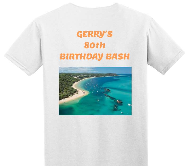 Custom Adult Soft Style 100% Cotton White T-Shirt