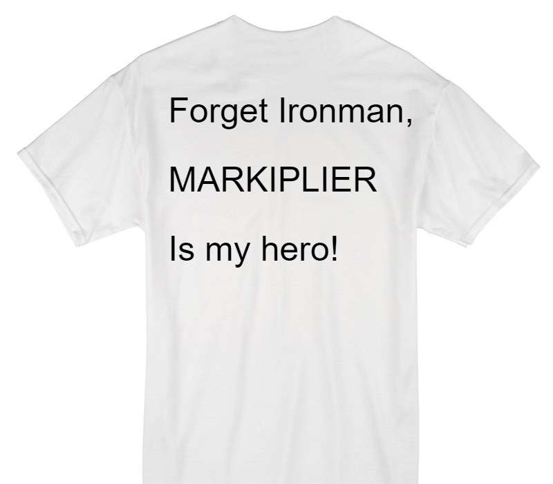 Custom Gildan 100% Cotton White T-Shirt