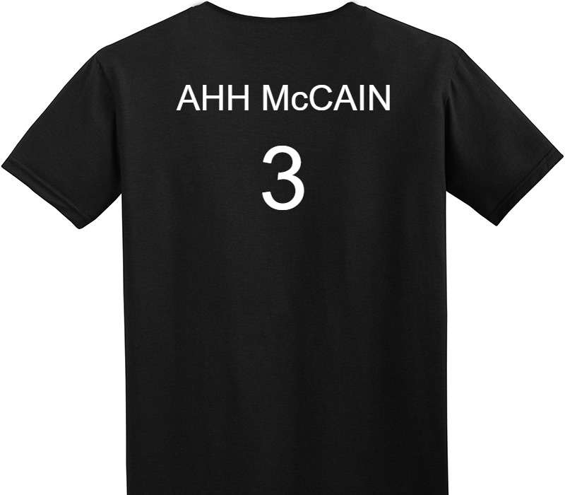 Custom Adult Soft Style 100% Cotton Black T-Shirt