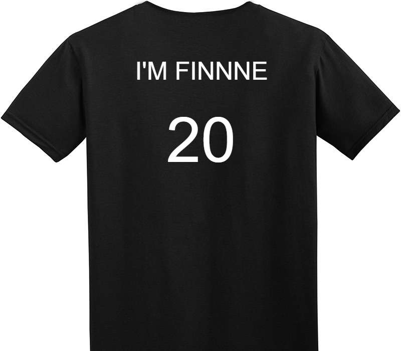Custom Adult Soft Style 100% Cotton Black T-Shirt