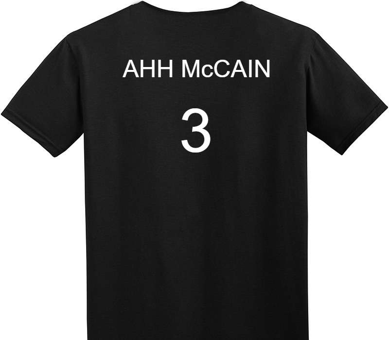 Custom Adult Soft Style 100% Cotton Black T-Shirt