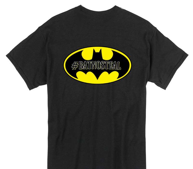 Custom Gildan 100% Cotton Black T-Shirt