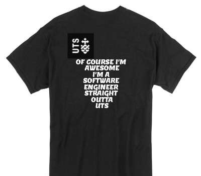 Custom Gildan 100% Cotton Black T-Shirt