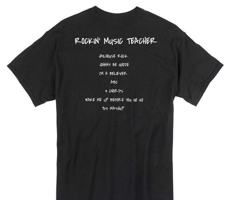 Custom Gildan 100% Cotton Black T-Shirt