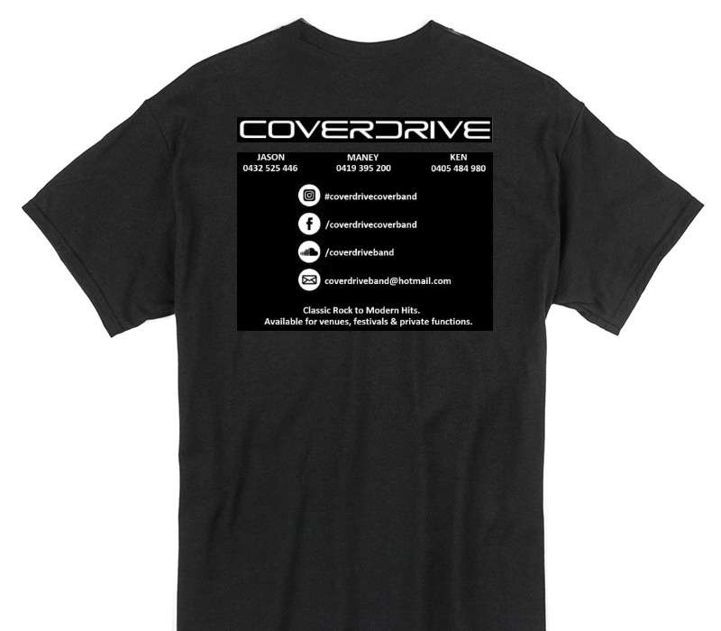 Custom Gildan 100% Cotton Black T-Shirt
