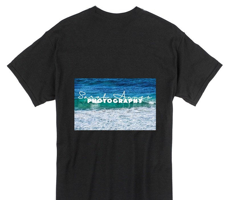 Custom Gildan 100% Cotton Black T-Shirt
