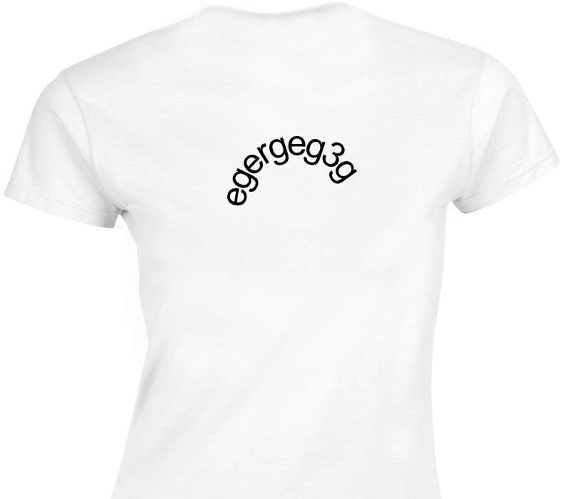 Custom Womens Soft Style 100% Cotton White T-Shirt
