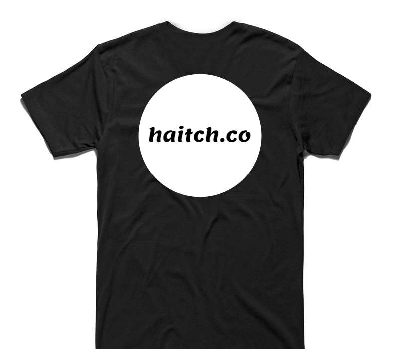 Custom AS Colour 100% Cotton Black T-Shirt