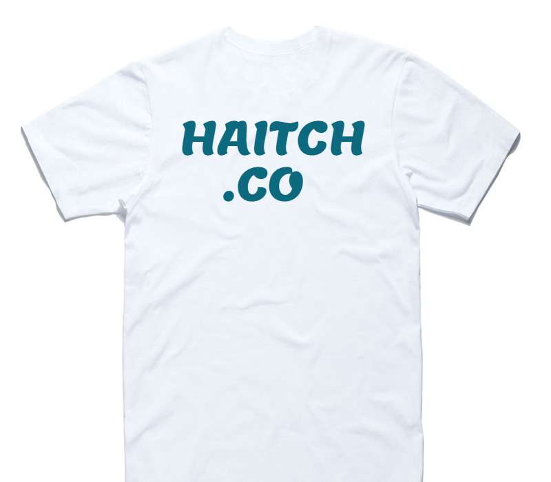 Custom AS Colour 100% Cotton White T-Shirt