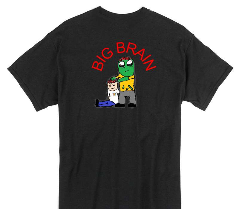 Custom Gildan 100% Cotton Black T-Shirt
