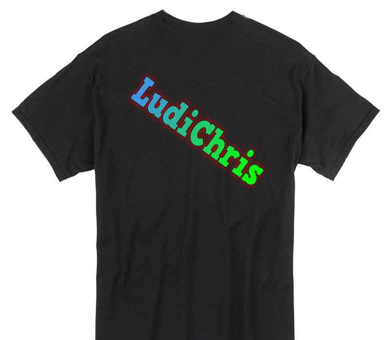 Custom Gildan 100% Cotton Black T-Shirt
