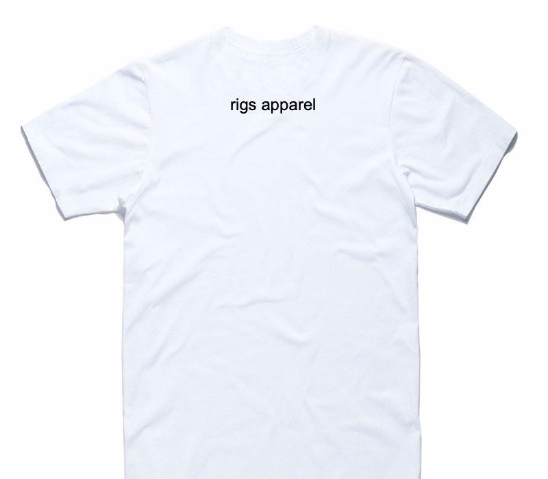 Custom AS Colour 100% Cotton White T-Shirt