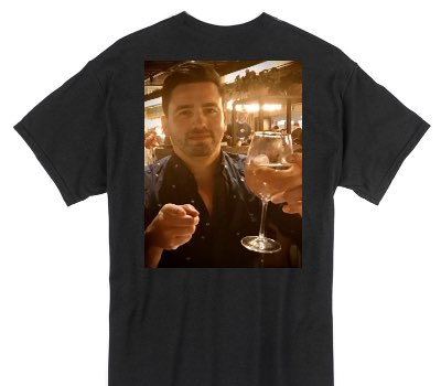 Custom Gildan 100% Cotton Black T-Shirt