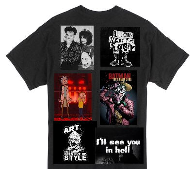 Custom Gildan 100% Cotton Black T-Shirt