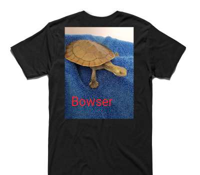 Custom AS Colour 100% Cotton Black T-Shirt