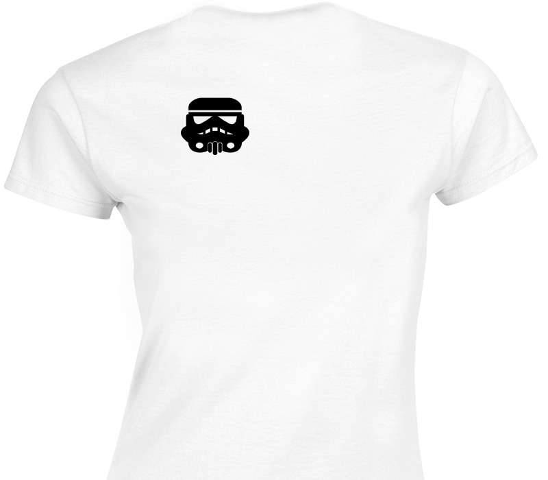 Custom Womens Soft Style 100% Cotton White T-Shirt