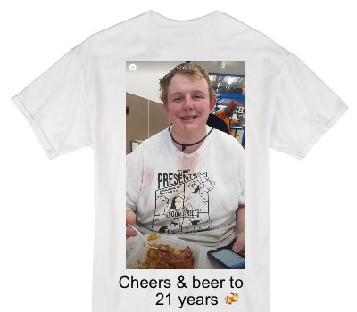 Custom Gildan 100% Cotton White T-Shirt