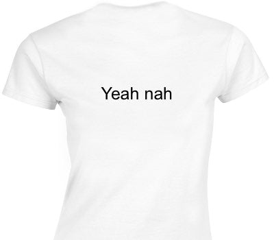 Custom Womens Soft Style 100% Cotton White T-Shirt