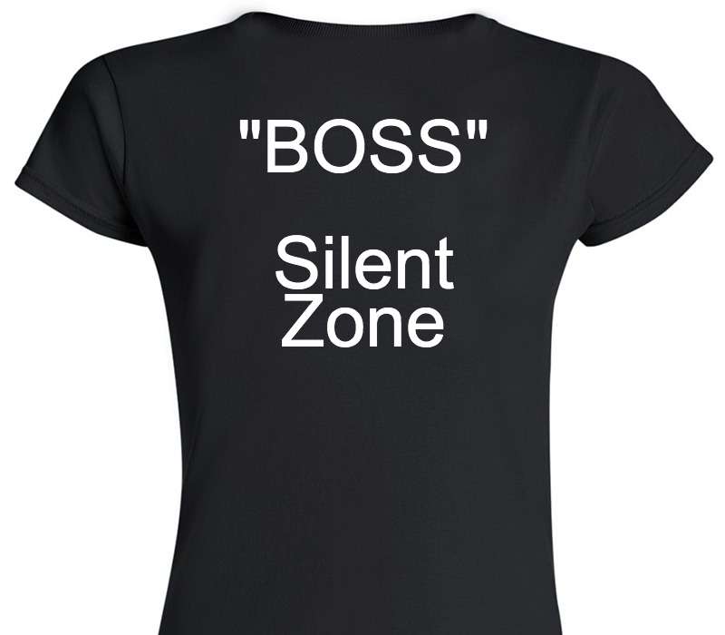 Custom Womens Soft Style 100% Cotton Black T-Shirt