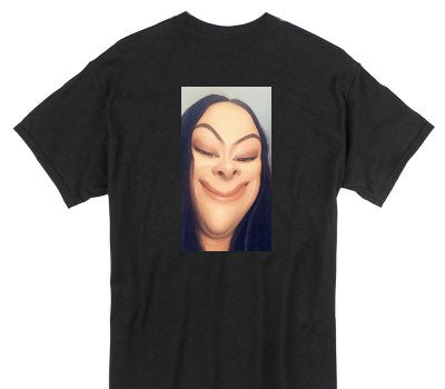Custom Gildan 100% Cotton Black T-Shirt