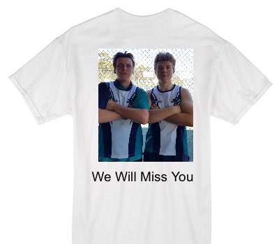 Custom Gildan 100% Cotton White T-Shirt