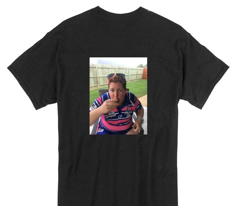 Custom Gildan 100% Cotton Black T-Shirt