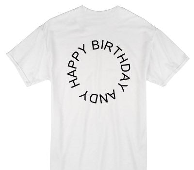 Custom Gildan 100% Cotton White T-Shirt