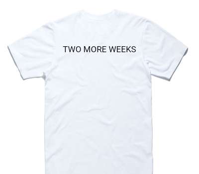 Custom AS Colour 100% Cotton White T-Shirt