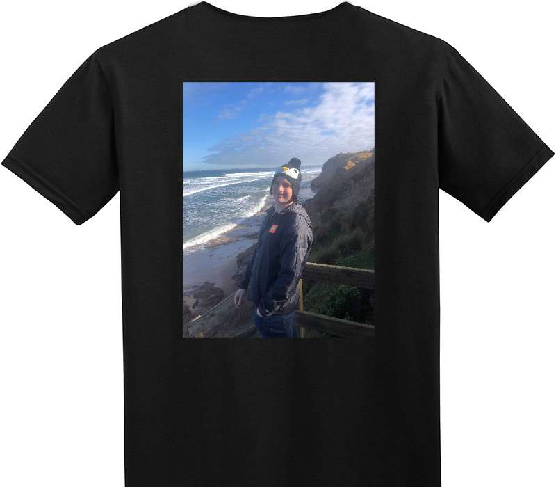 Custom Adult Soft Style 100% Cotton Black T-Shirt