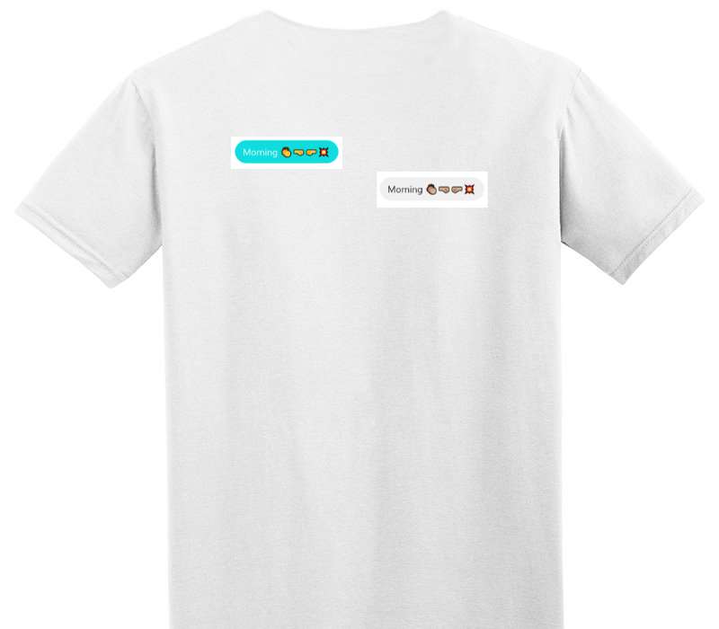 Custom Adult Soft Style 100% Cotton White T-Shirt