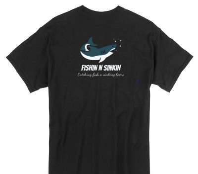 Custom Gildan 100% Cotton Black T-Shirt