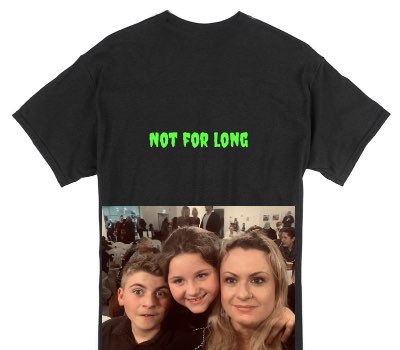 Custom Gildan 100% Cotton Black T-Shirt
