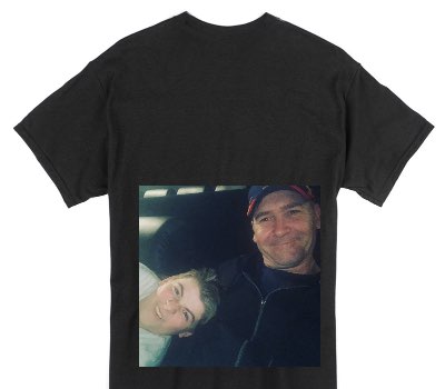 Custom Gildan 100% Cotton Black T-Shirt