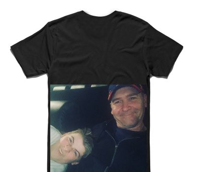 Custom AS Colour 100% Cotton Black T-Shirt