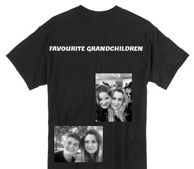 Custom Gildan 100% Cotton Black T-Shirt