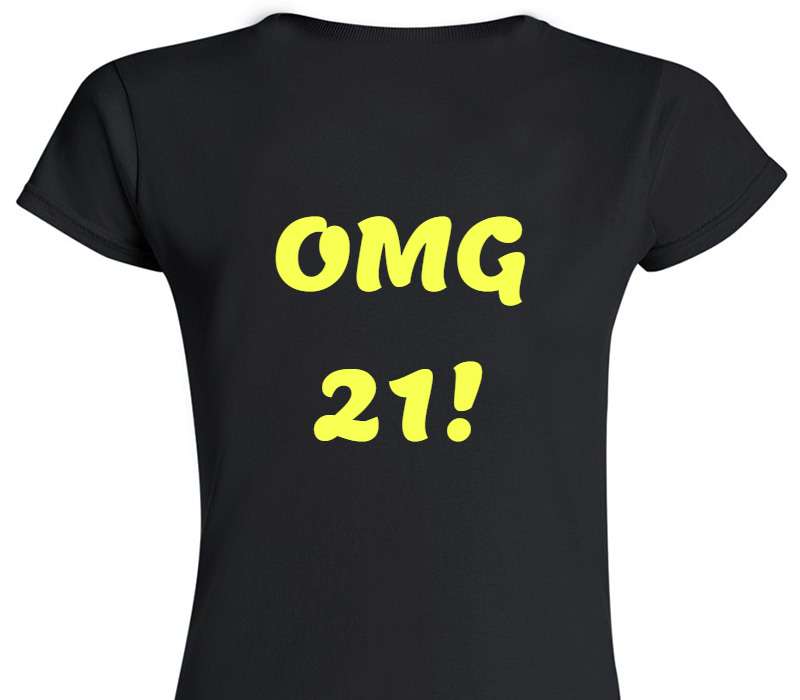 Custom Womens Soft Style 100% Cotton Black T-Shirt