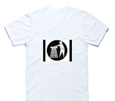 Custom AS Colour 100% Cotton White T-Shirt