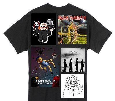 Custom Gildan 100% Cotton Black T-Shirt