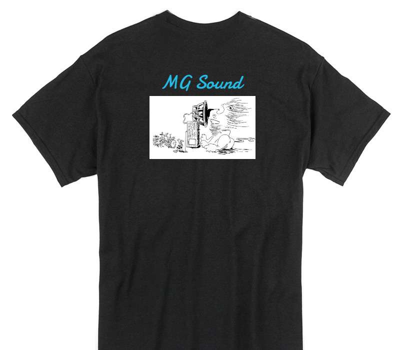 Custom Gildan 100% Cotton Black T-Shirt