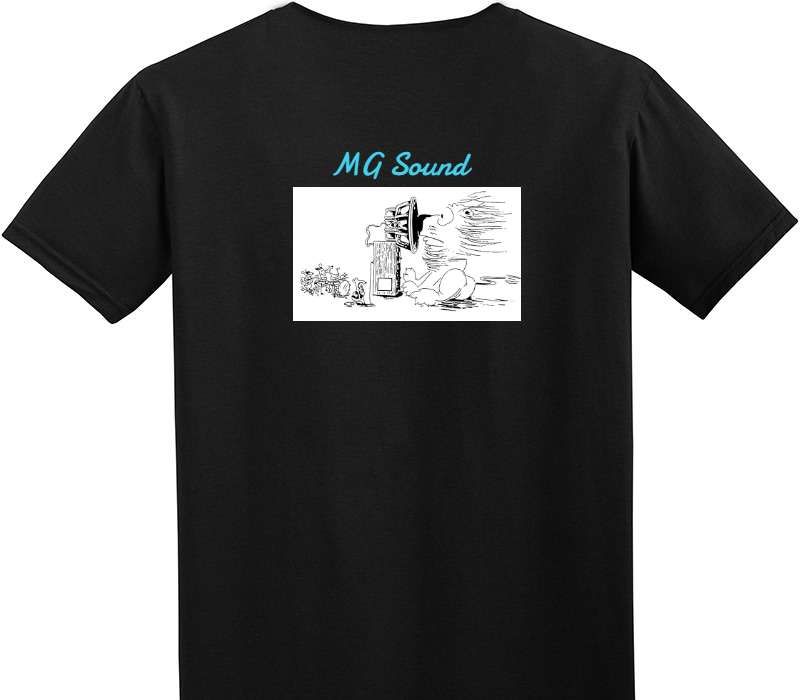 Custom Adult Soft Style 100% Cotton Black T-Shirt