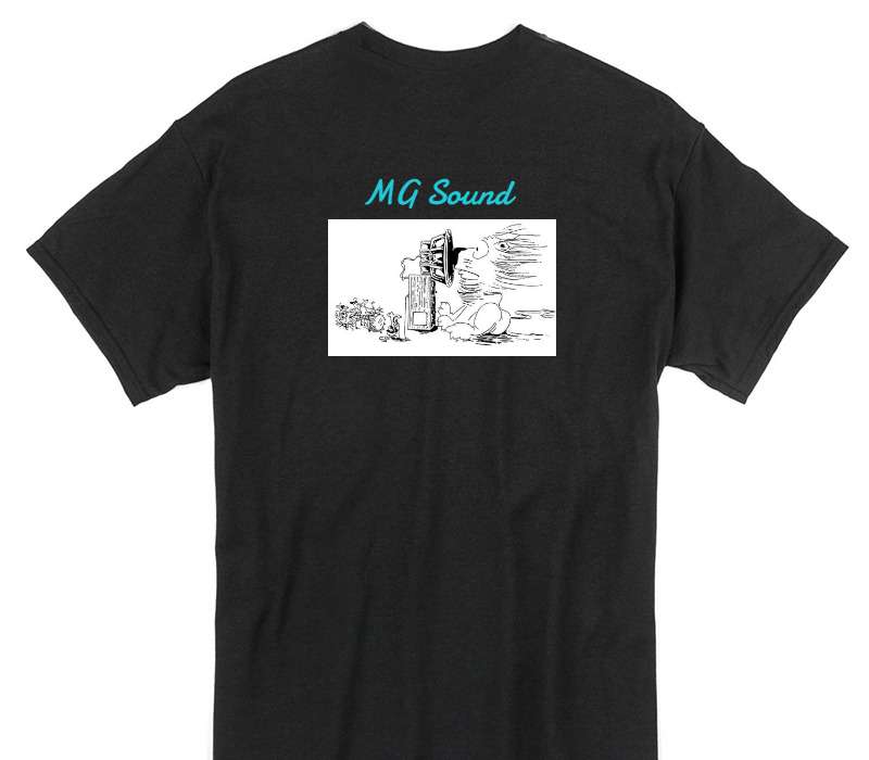 Custom Gildan 100% Cotton Black T-Shirt