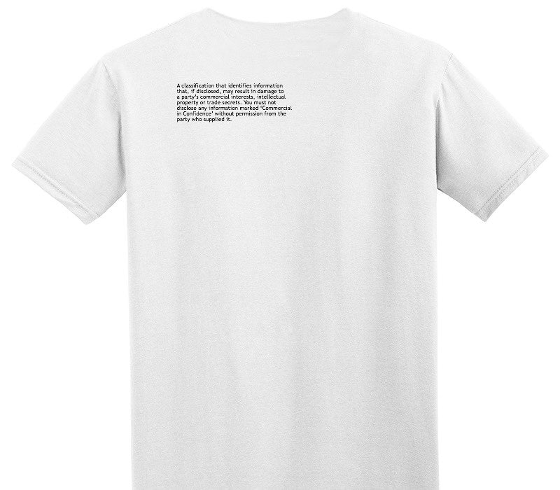 Custom Adult Soft Style 100% Cotton White T-Shirt