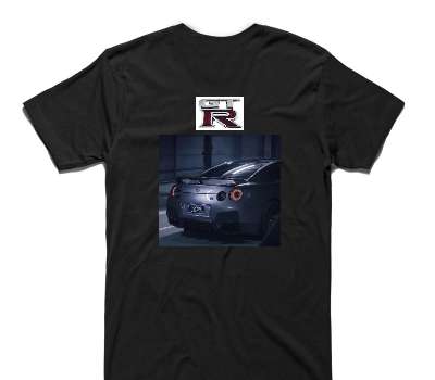 Custom AS Colour 100% Cotton Black T-Shirt