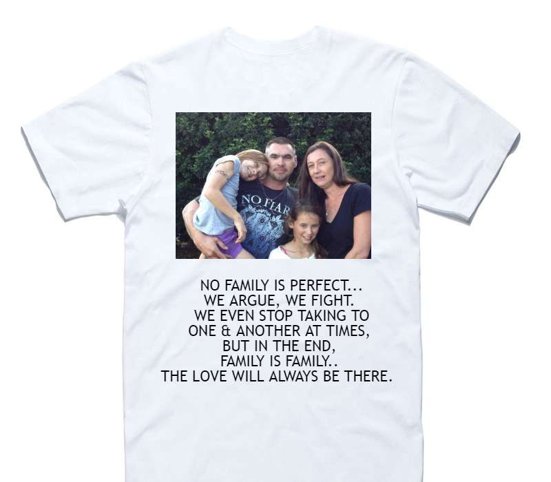 Custom AS Colour 100% Cotton White T-Shirt