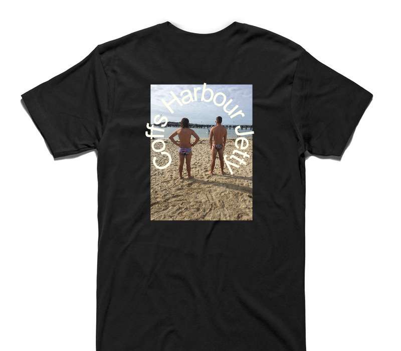 Custom AS Colour 100% Cotton Black T-Shirt