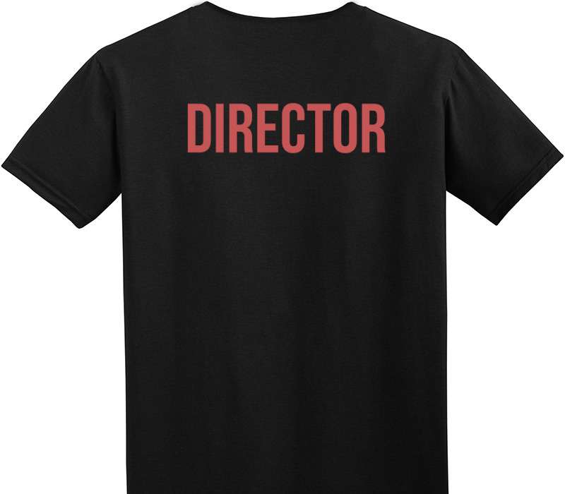 Custom Adult Soft Style 100% Cotton Black T-Shirt
