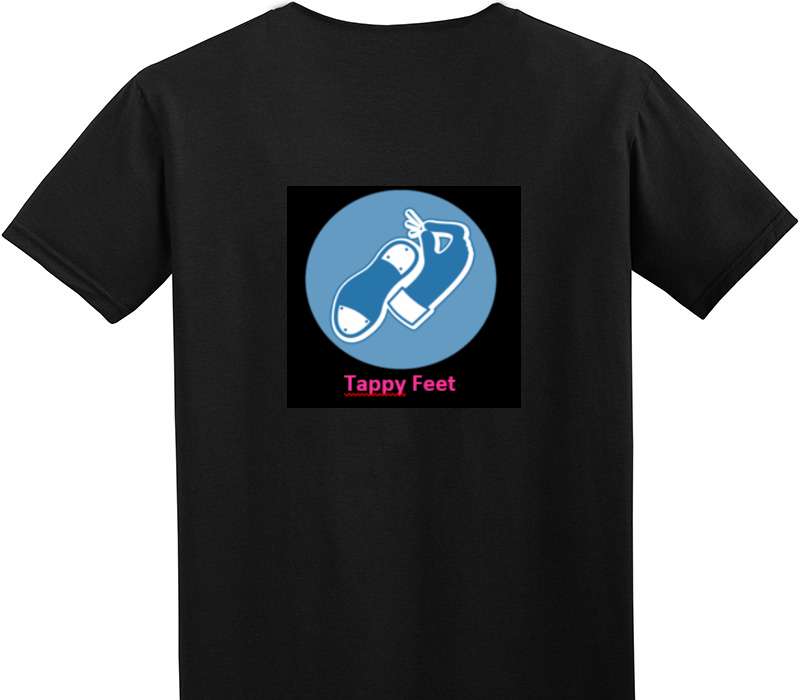 Custom Adult Soft Style 100% Cotton Black T-Shirt