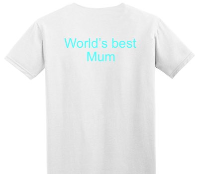 Custom Adult Soft Style 100% Cotton White T-Shirt